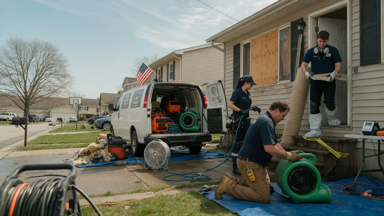 Water Damage Restoration in Burdine, KY near me